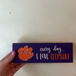 Clemson Themed Wall Sign